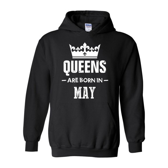 IWPF - Women Sweatshirts and Hoodies - Birthday Gift Queens Are Born in May