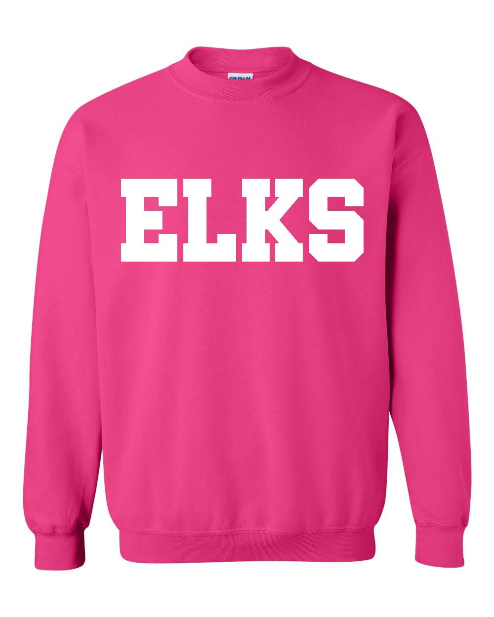 Neon Floral Elks Hoodie for Women (USA Size)