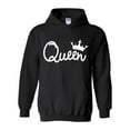 thumbnail image 1 of IWPF - Women Sweatshirts and Hoodies, up to Size 5XL - Queen in White Crown, 1 of 5