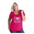thumbnail image 1 of IWPF - Women's Plus Size Curvy T-Shirt - Dog Mom, 1 of 4