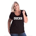 thumbnail image 1 of IWPF - Women's Plus Size Curvy T-Shirt - Ducks, 1 of 5
