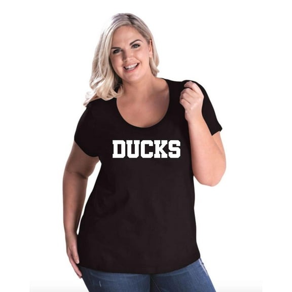 IWPF - Women's Plus Size Curvy T-Shirt - Ducks