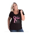 thumbnail image 1 of Women's Plus Size Curvy T-Shirt - I Wear Pink for Someone Special, 1 of 5