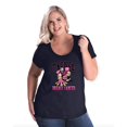 thumbnail image 1 of IWPF - Women's Plus Size Curvy T-Shirt - Tackle Breast Cancer, 1 of 4