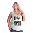 thumbnail image 1 of IWPF - Women's Plus Size Tank Top - Autism Awareness, 1 of 3