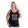thumbnail image 1 of IWPF - Women's Plus Size Tank Top - Beach Please, 1 of 5