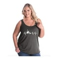 thumbnail image 1 of IWPF - Women's Plus Size Tank Top - Camping Hiking Gift, 1 of 3