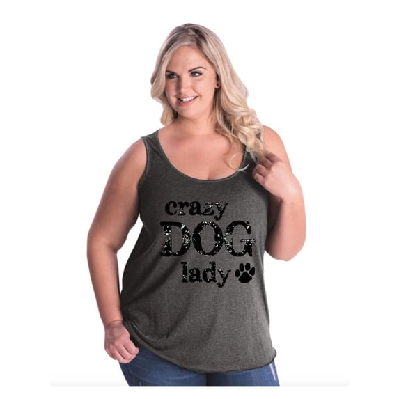 IWPF - Women's Plus Size Tank Top - Dog Lady