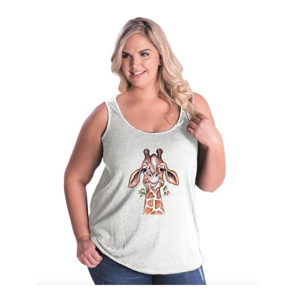 IWPF - Women's Plus Size Tank Top - Giraffe