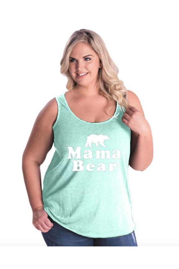 - Women's Plus Size Tank Top - Mama Bear