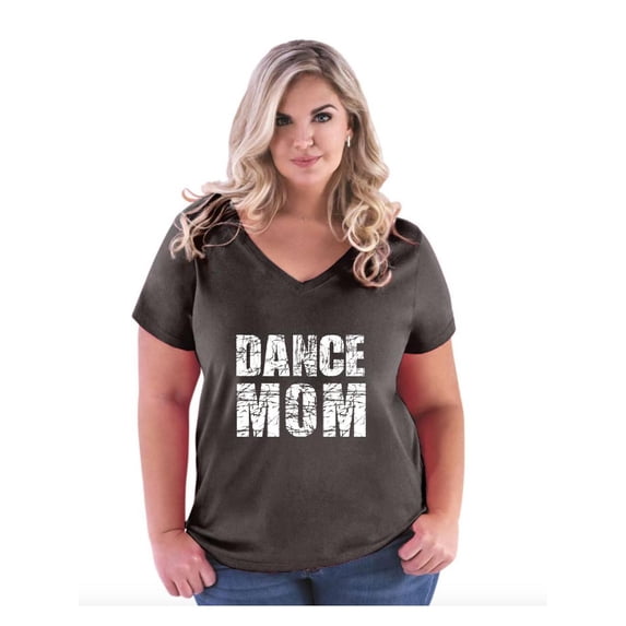 IWPF - Women's Plus Size V-neck T-Shirt - Dance Mom