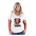 thumbnail image 1 of IWPF - Women's Plus Size V-neck T-Shirt - Pirate Costume, 1 of 5