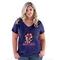 thumbnail image 1 of IWPF - Women's Plus Size V-neck T-Shirt - Tackle Breast Cancer, 1 of 3