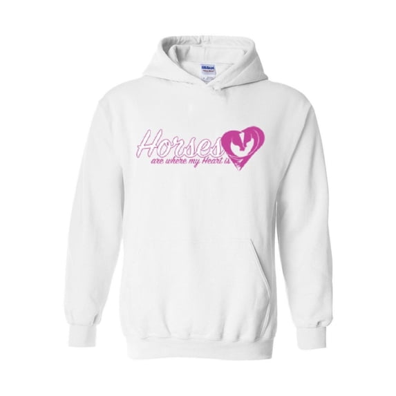 IWPF - Women's Plus Sweatshirts and Hoodies - Horses Where My Heart Is