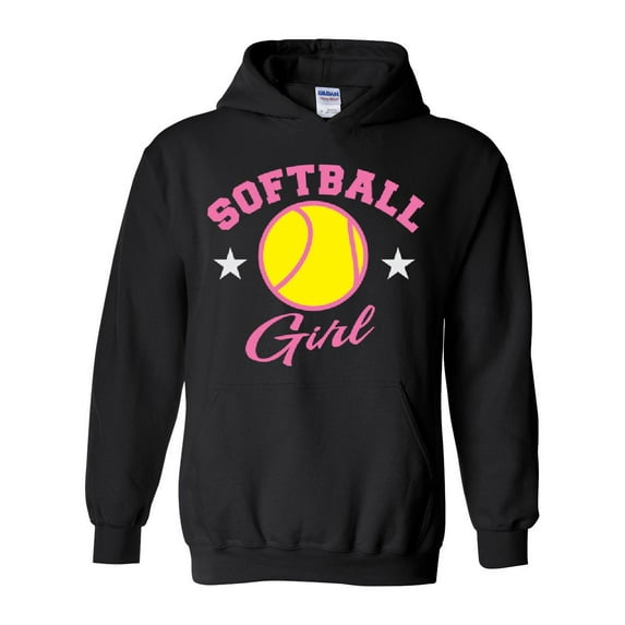 IWPF - Women's Plus Sweatshirts and Hoodies - Softball Girl