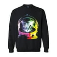 thumbnail image 1 of IWPF - Women's Plus Sweatshirts and Hoodies - Space Cat, 1 of 5