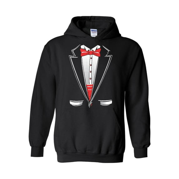 IWPF - Women's Plus Sweatshirts and Hoodies - Tuxedo Prom Costume