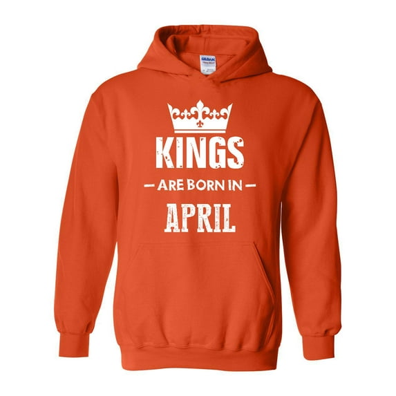 IWPF - Women's Plus Sweatshirts and Hoodies, up to Size 5XL - Birthday Gift Kings Are Born In April