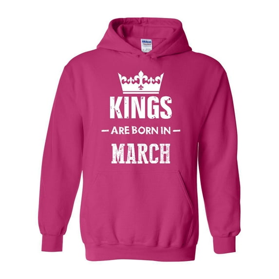 IWPF - Women's Plus Sweatshirts and Hoodies, up to Size 5XL - Birthday Gift Kings Are Born In March