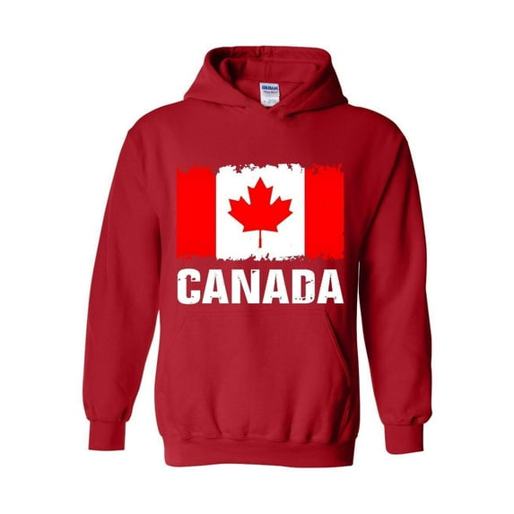 IWPF - Women's Plus Sweatshirts and Hoodies, up to Size 5XL - Canada Flag