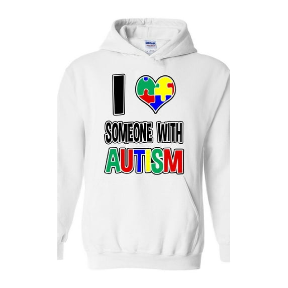 IWPF - Women's Plus Sweatshirts and Hoodies, up to Size 5XL - I Love Someone With Autism