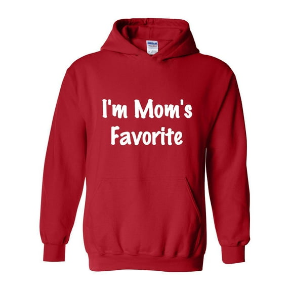 IWPF - Women's Plus Sweatshirts and Hoodies, up to Size 5XL - I'm Mom's Favorite