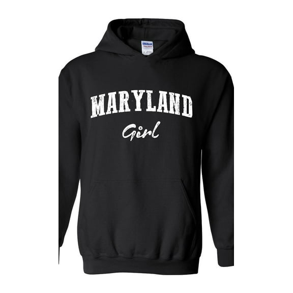 IWPF - Women's Plus Sweatshirts and Hoodies, up to Size 5XL - Maryland Girl
