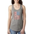 thumbnail image 1 of IWPF - Women's Racerback Tank Top - American Flag 4th of July, 1 of 5