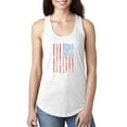 thumbnail image 1 of IWPF - Women's Racerback Tank Top - American Flag 4th of July, 1 of 5