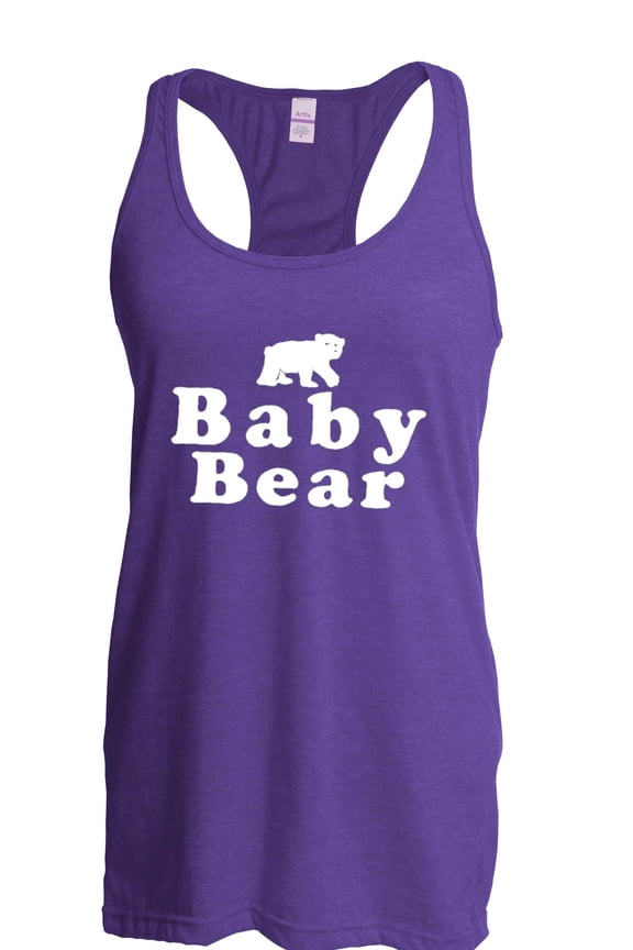 - Women's Racerback Tank Top - Baby Bear