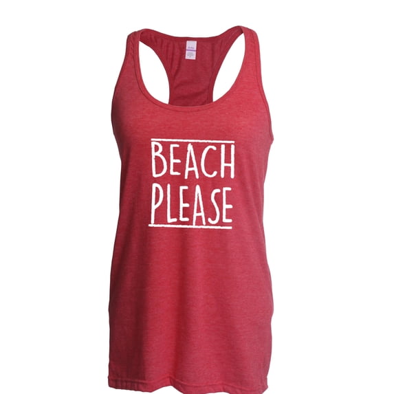 IWPF - Women's Racerback Tank Top - Beach Please