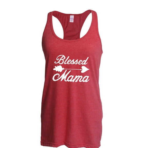 IWPF - Women's Racerback Tank Top - Blessed Mama