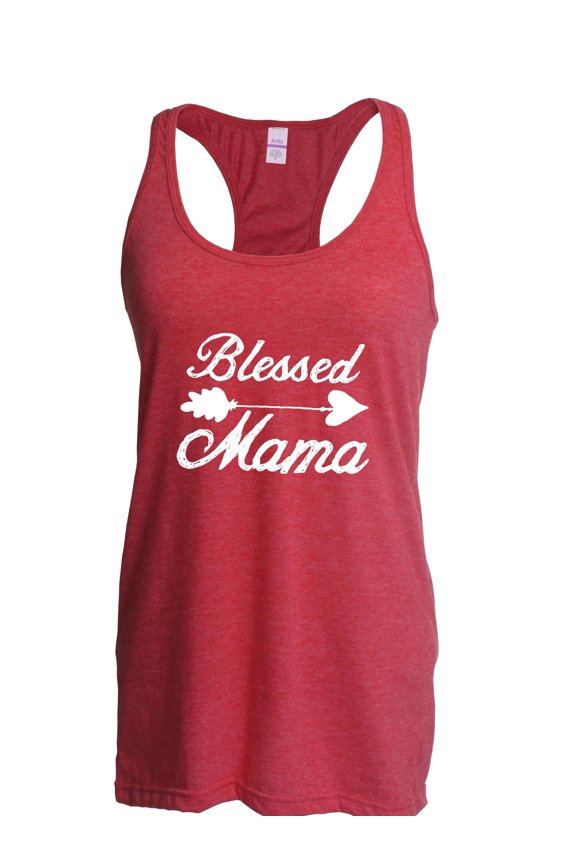 IWPF - Women's Racerback Tank Top - Blessed Mama