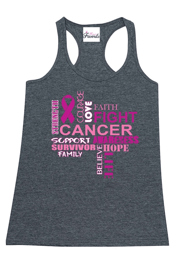 IWPF - Women's Racerback Tank Top - Breast Cancer