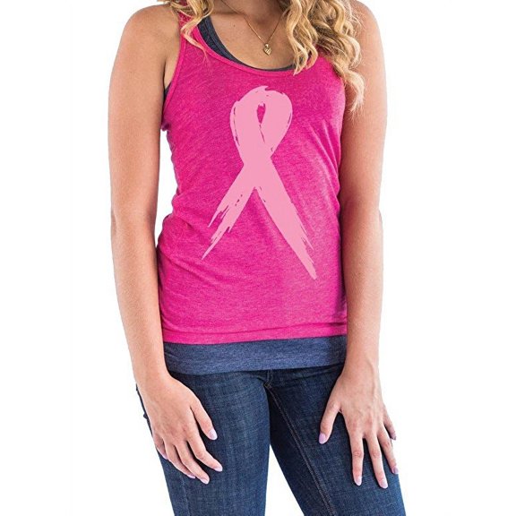 IWPF - Women's Racerback Tank Top - Cancer Ribbon