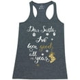 thumbnail image 1 of IWPF - Women's Racerback Tank Top - Christmas Dear Santa, 1 of 5