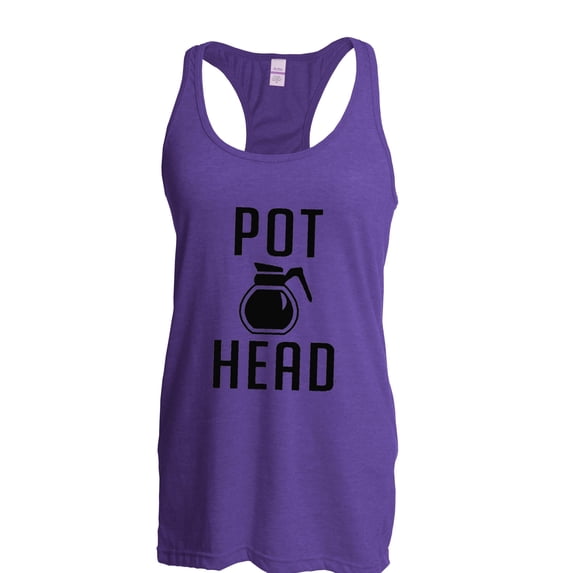 IWPF - Women's Racerback Tank Top - Coffee Pot Head