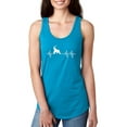 thumbnail image 1 of IWPF - Women's Racerback Tank Top - Elephant Heartbeat, 1 of 5