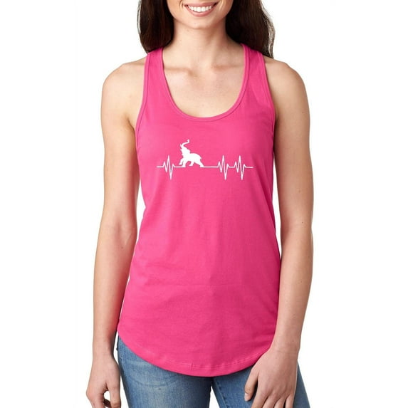 IWPF - Women's Racerback Tank Top - Elephant Heartbeat