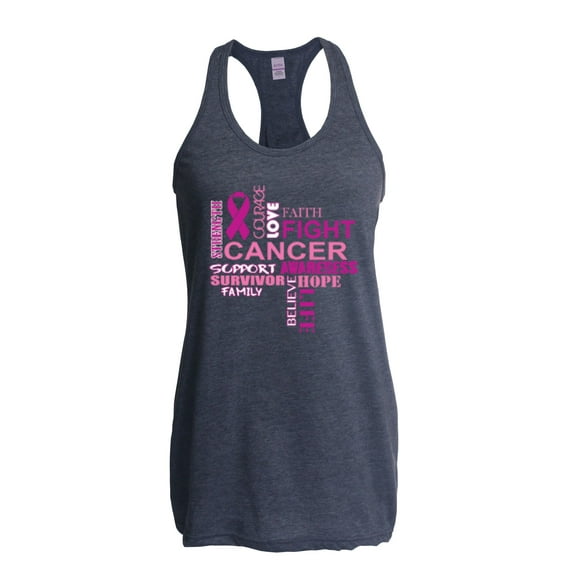 IWPF - Women's Racerback Tank Top - Fight Breast Cancer