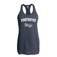thumbnail image 1 of IWPF - Women's Racerback Tank Top - Firefighter`s Wife, 1 of 5