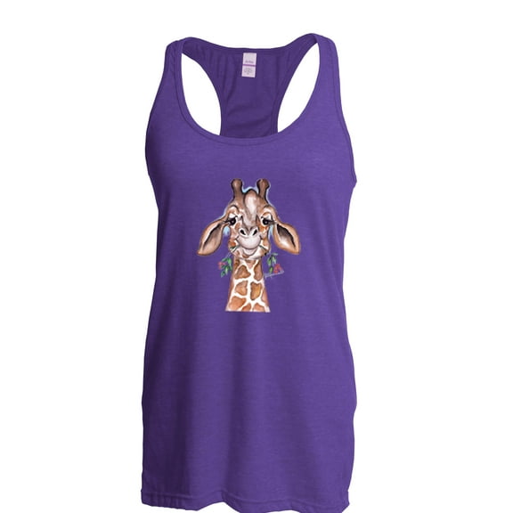 IWPF - Women's Racerback Tank Top - Giraffe
