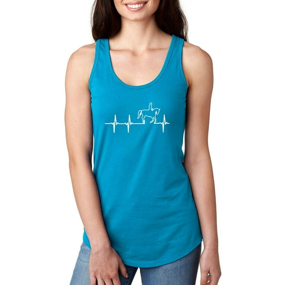 IWPF - Women's Racerback Tank Top - Heartbeat Horses