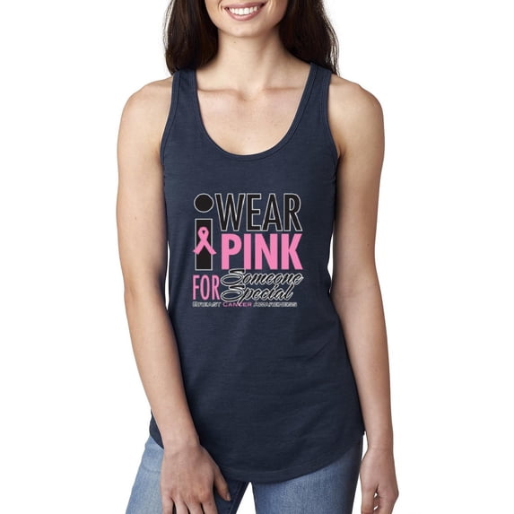 IWPF - Women's Racerback Tank Top - I Wear Pink for Someone Special