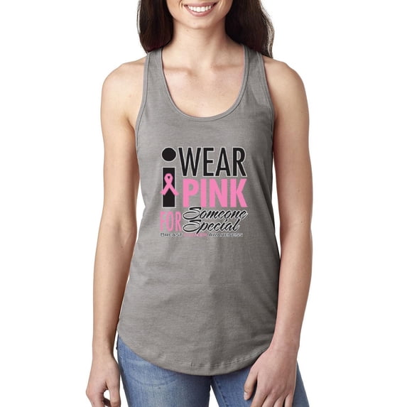 IWPF - Women's Racerback Tank Top - I Wear Pink for Someone Special