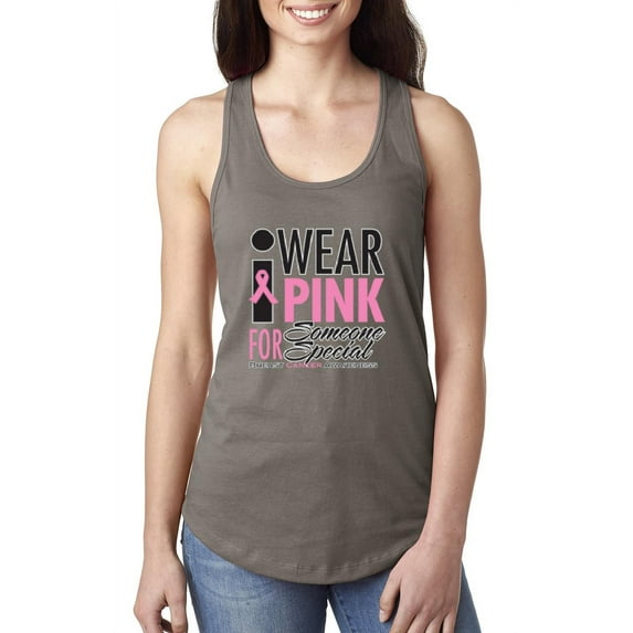 IWPF - Women's Racerback Tank Top - I Wear Pink for Someone Special