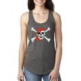 thumbnail image 1 of IWPF - Women's Racerback Tank Top - Jolly Roger Skull & Crossbones, 1 of 5