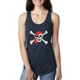 thumbnail image 1 of IWPF - Women's Racerback Tank Top - Jolly Roger Skull & Crossbones, 1 of 5