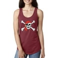 thumbnail image 1 of IWPF - Women's Racerback Tank Top - Jolly Roger Skull & Crossbones, 1 of 3