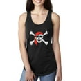 thumbnail image 1 of IWPF - Women's Racerback Tank Top - Jolly Roger Skull & Crossbones, 1 of 5